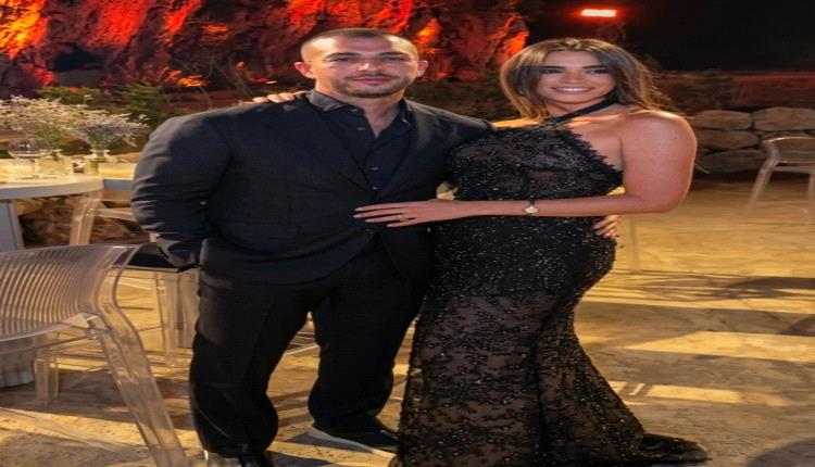 زين قطامي تتألق بفستان أسود لماع بتوقيع إيلي صعب
