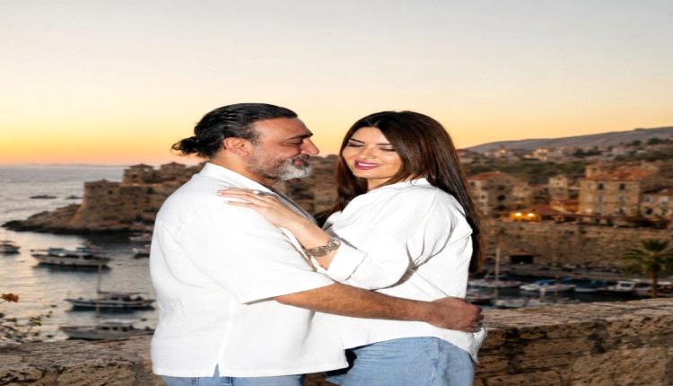 نجاة عبدو شاهين وزوجته هيا يوسف من حادث غير متوقع في عيد ميلادها بسبب الألعاب النارية