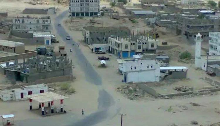 طيران مسير  حوثي يستهدف القوات الجنوبية في حريب