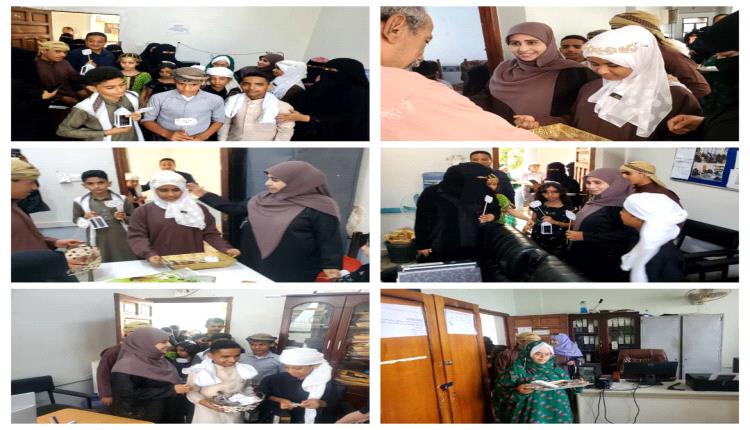 مدير مكتب التربية والتعليم بعدن يستقبل طلاب ذوي الهمم من معهد النور ومدرسة خالد بن الوليد