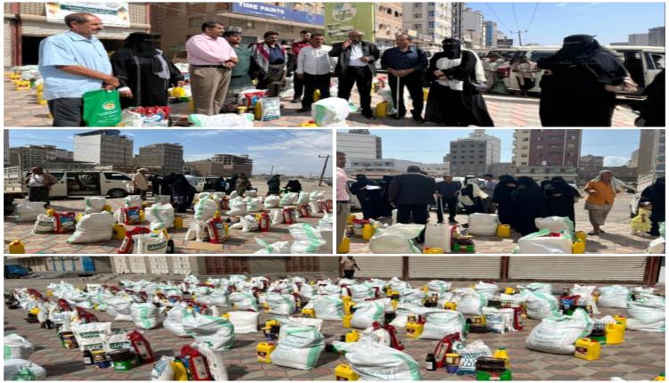 اتحاد الجمعيات الخيرية يواصل توزع سلال غذائية ويستهدف محافظتي لحج وأبين