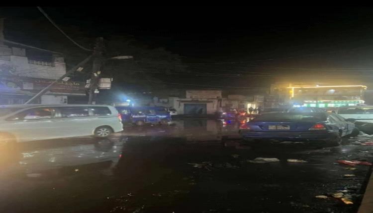 غرق شوارع الشيخ عثمان بمياه المجاري في أول يوم من رمضان