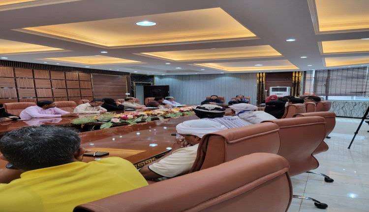 وزير الدولة محافظ عدن يكثف عمل فرق المسح الميداني للمديريات