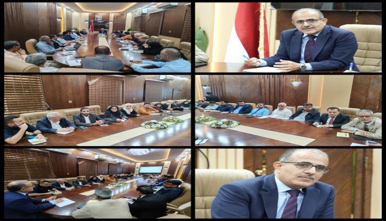 وزير الصحة يرأس اجتماعا صحياً موسع لقيادات الوزارة