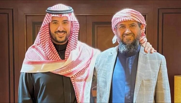 وزير الدفاع السعودي خالد بن سلمان يلتقي بنائب رئيس المجلس الانتقالي الجنوبي عبدرحمن المحرمي