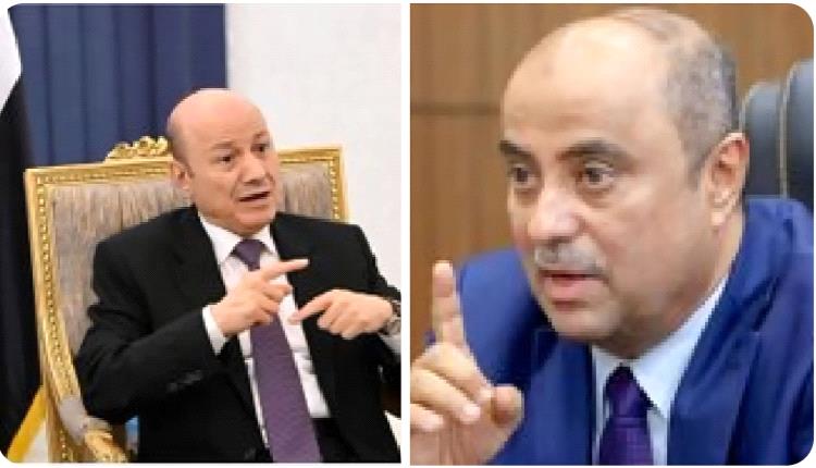 رشاد العليمي يتلقى توبيخا من وزير الدفاع السعودي خالد بن سلمان عقب إقالته سالم بن بريك