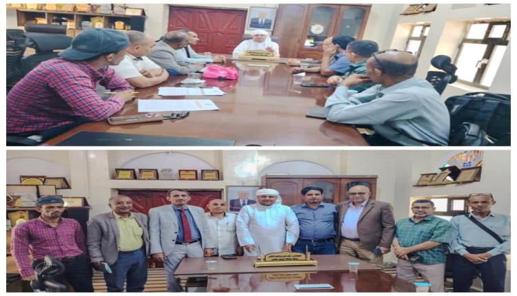 وفد من وزارة الزراعة يلتقي وكيل محافظة سقطرى لبحث أوضاع القطاع الزراعي والبيطري