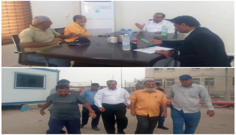 نائب المدير العام التنفيذي لشركة النفط يتفقد سير العمل والمشاريع بمنشأة البريقة