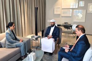 المحرّمي يستقبل السفيرة البريطانية ويؤكد أهمية دور المجتمع الدولي في مساندة مسار الإصلاحات الشاملة