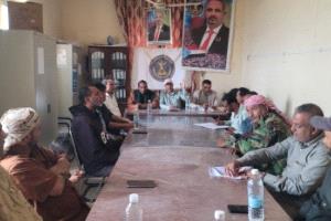 تنفيذية انتقالي الحصين تعقد اجتماعها الدوري لشهر يناير