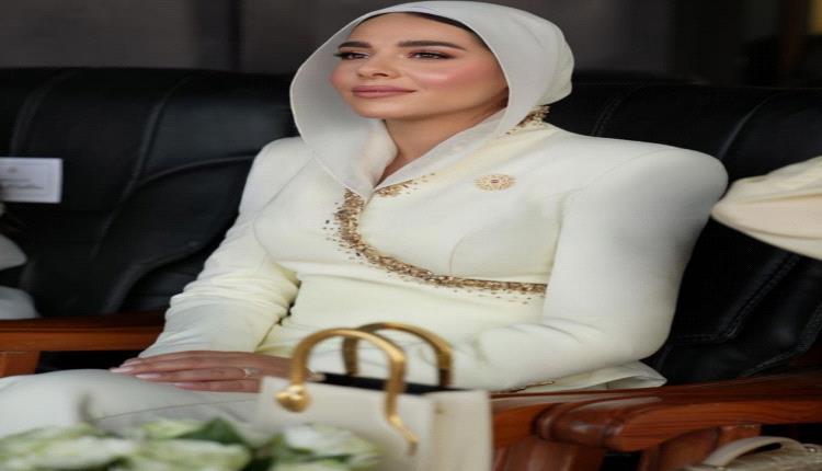 فستان آية ابنة الرئيس عبد الفتاح السيسي يخطف الأنظار في افتتاح «الأوكتاغون» بمصر (صور)
