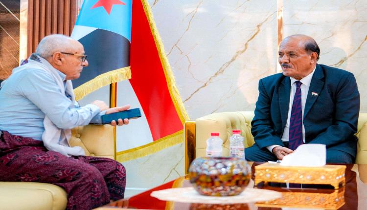 هرهرة يستقبل رئيس تنفيذية انتقالي الضالع ويؤكد أهمية إنجاح مليونية التصعيد ضد الوصاية والاحتلال