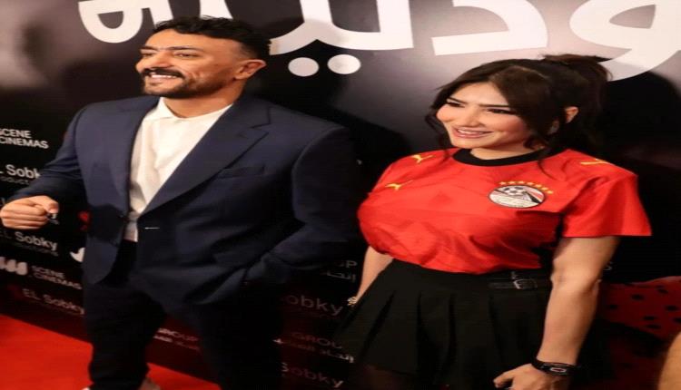مي عمر وأحمد العوضي يحتفلان بالعرض الخاص لأول تعاون فني بينهما «شمشون ودليلة»