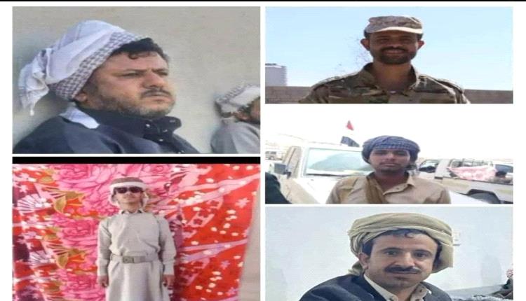 قيادة قوات محور سبأ تعزي في استشهاد 5 من أبناء قبيلة مراد إثر حادث مروري أثناء مشاركتهم في مطارح الكرامة بالريان
