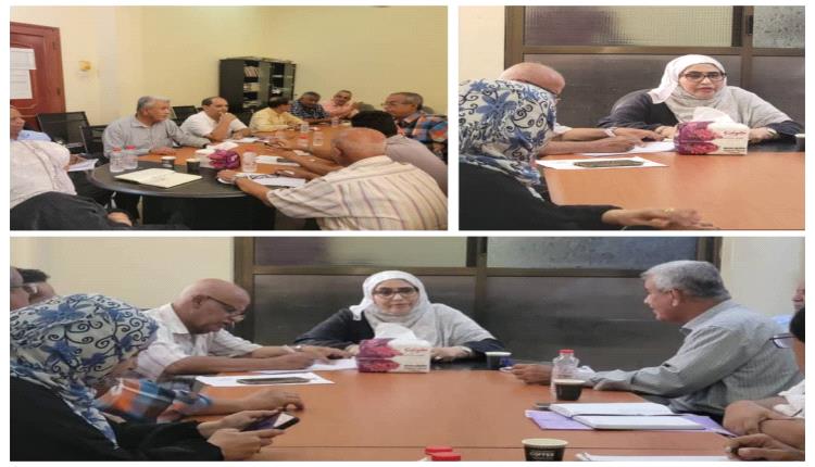 السباعي تترأس اجتماعًا موسعًا لمديري مكاتب الصحة بعدن لإطلاق المشاركة المجتمعية وتفعيل النظام المسائي بمراكز الرعاية الصحية الأولية