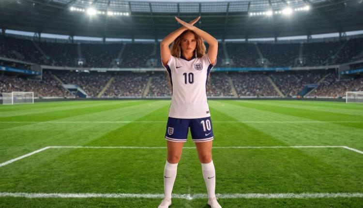 نيللي كريم تهاجم منتخب الأرجنتين بإشارة حسام حسن وقميص إنجلترا