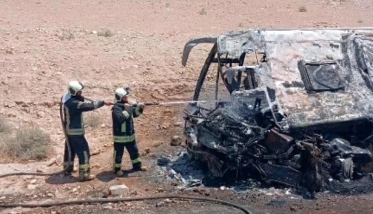 طائرات عسكرية تشارك في إنقاذ ضحايا كارثة مرورية تودع 35 قتيلاً في سوريا