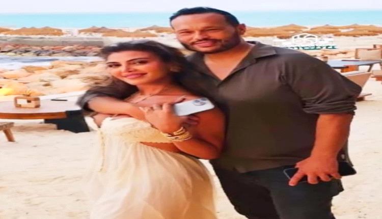 ريهام حجاج تستمتع بإجازتها الصيفية الى جانب زوجها محمد حلاوة بصور رومانسية