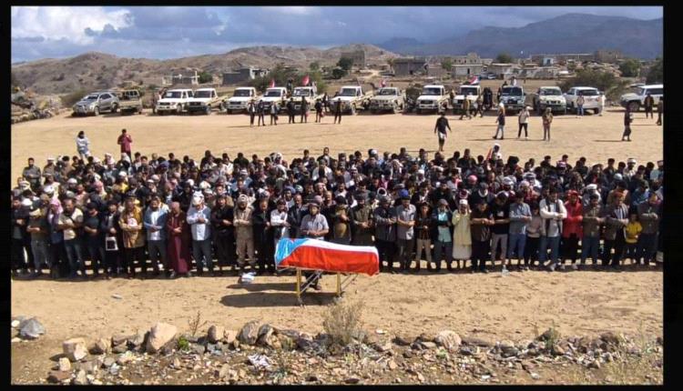 تشييع مهيب لثلاثة من أبطال القـ,ـوات المسلـ.ـحة الجنوبية في الضالع وردفان إلى مثواهم الأخير