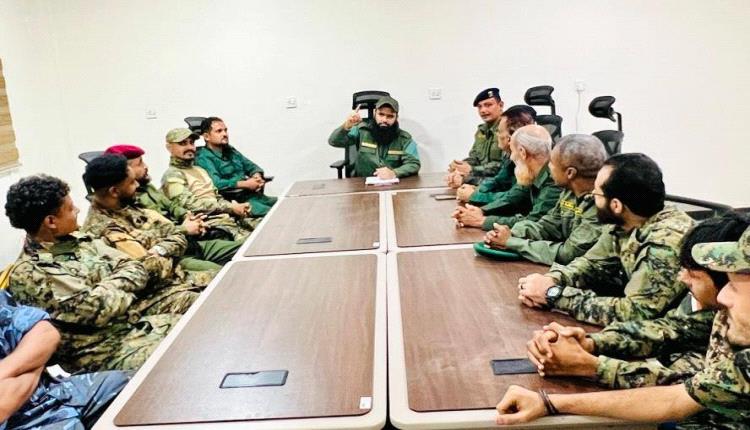 المقدم مياس الجعدني يترأس إجتماعاً لضباط وأفراد مكافحـ,ـة المخـ,ـدرات بالعاصمة عدن لرفع مستوى الجاهزية واليقظة الأمنية
