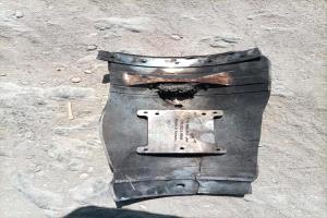 انفجار صاروخ باليستي  حوثي في منطقة رصد بمحافظة أبين أثناء عبوره باتجاه البحر العربي