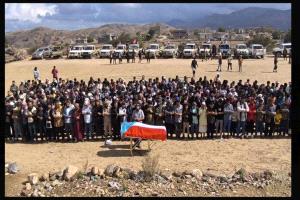 تشييع مهيب لثلاثة من أبطال القـ,ـوات المسلـ.ـحة الجنوبية في الضالع وردفان إلى مثواهم الأخير