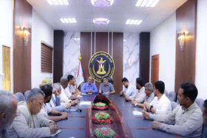 تنفيذية انتقالي العاصمة عدن تجدد مطالبتها بفتح المقرات وتستعرض سير العمل التنظيمي