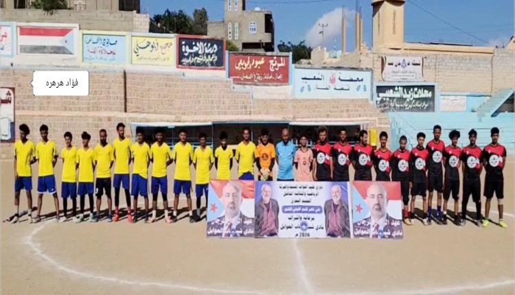 إعصار"قعزان"يكتسح الصمود والنصر يطير إلى المربع الذهبي في دوري الفقيد القشم
