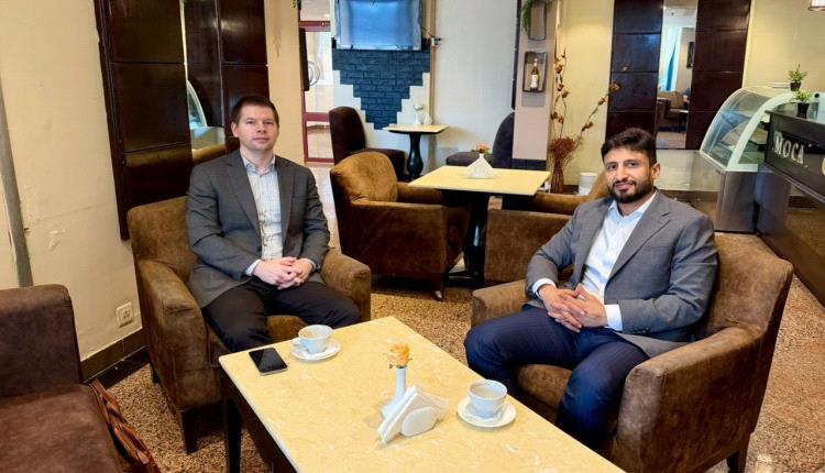 الخضر السليماني يلتقي مدير مكتب المبعوث الأممي بعدن لبحث التعاون وتوسيع قنوات التواصل الدولي