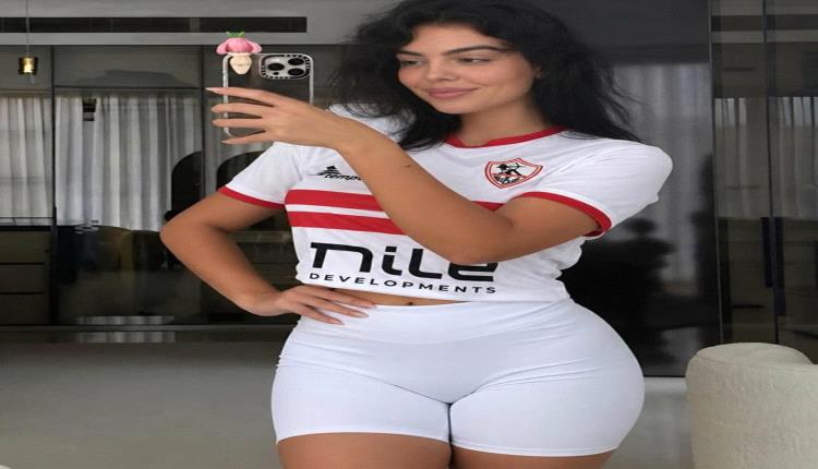 أحب الزمالك في مصر.. حقيقة صورة جورجينا رودريغز بقميص الأبيض