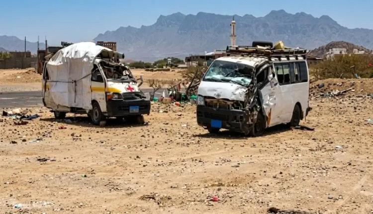 مأساة مرورية في لحج.. مصـ.ـرع امرأتين وإصابة 5 آخرين بتصادم حافلتين بطور الباحة