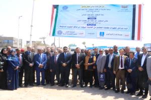 وزير التعليم الفني والتدريب المهني يدشن ترحيل تجهيزات 12 كلية مجتمع بتمويل كويتي