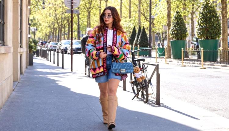 هنا الزاهد تعتمد أسلوب الـStreet Style الجريء بإطلالة خريفية ساحرة