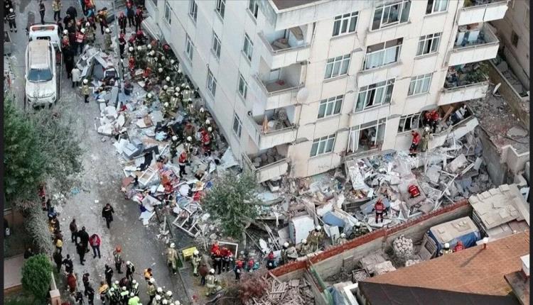 مقتل 5 أشخاص إثر انهيار مبنى سكني في تركيا