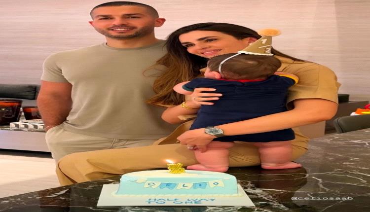زين قطامي وسيليو صعب يحتفلان بمرور ستة أشهر على ولادة طفلهما بصور مميزة