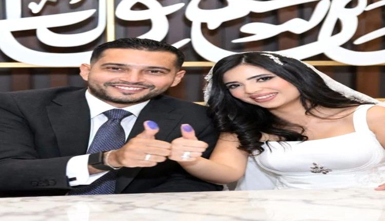 صابرين تحتفل بعقد قران نجلها نور وسط حضور عائلي