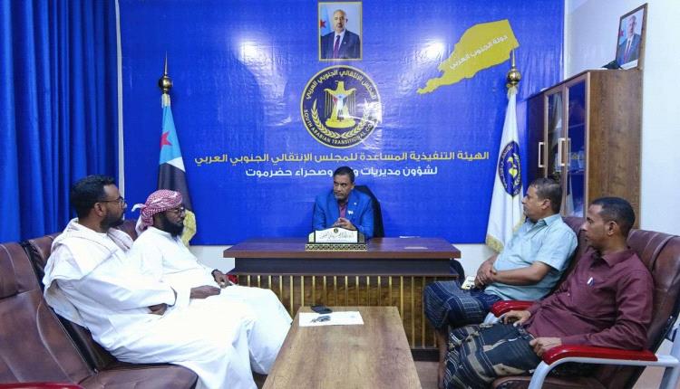 التميمي يناقش مع انتقالي ثمود تعزيز العمل التنظيمي والتحضير لفعالية 14 أكتوبر